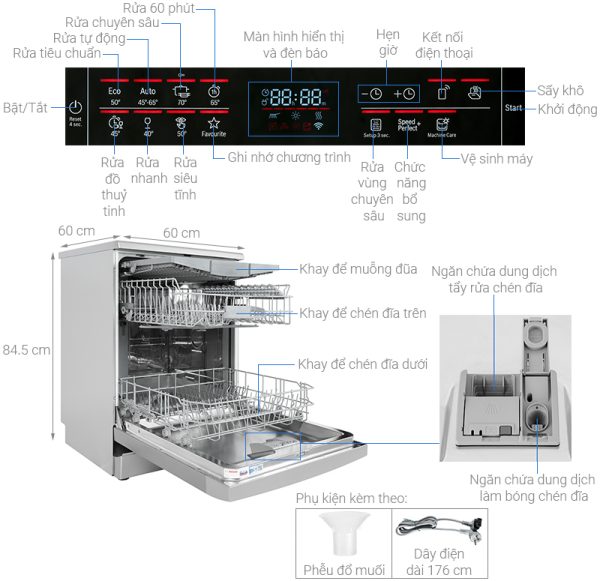 Máy rửa bát độc lập Bosch SMS6ECC51E - 3