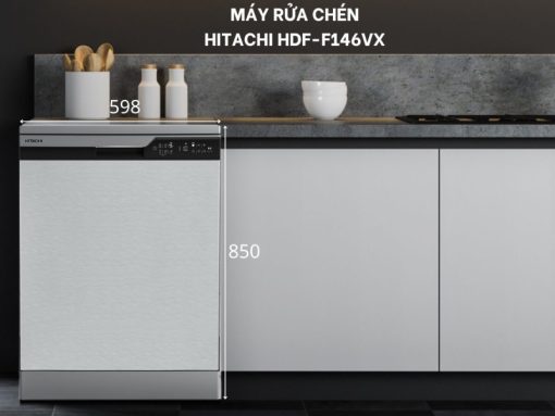 Máy rửa chén độc lập Hitachi HDF-F146VX - 3