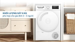 Máy sấy bơm nhiệt Bosch WTH83028SG 8 kg - 31