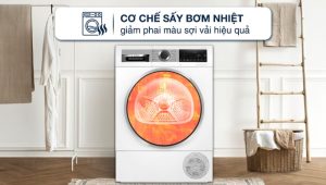 Máy sấy bơm nhiệt Bosch WQG24570SG 9 kg - 55