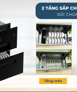 Máy sấy chén bát âm tủ Ecalite ED-110C3 - 16