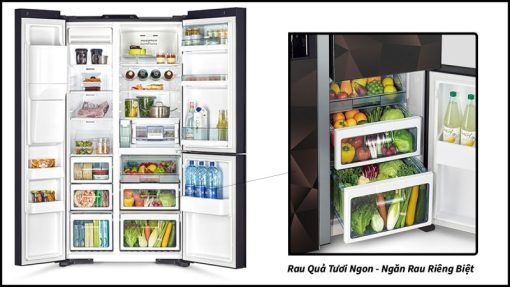 Tủ Lạnh Hitachi Inverter 590 Lít R-M800PGV0 GBK - 15