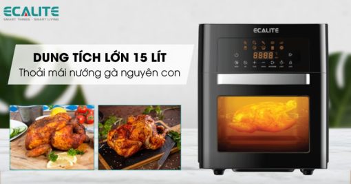 Nồi chiên không dầu 15L Ecalite EL-AF15 - 8