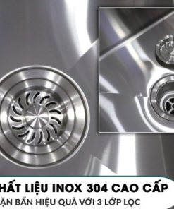 Chậu rửa chén Inox Ecalite ESD-5843HS
