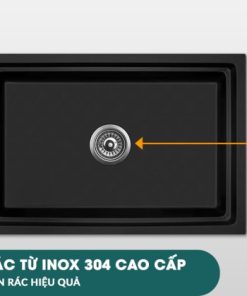 Chậu rửa chén đá Granite Nano 1 hộc lớn Ecalite EGS-6004.7948B - 14 Chậu rửa chén đá Granite Nano 1 hộc lớn Ecalite EGS-6004.7948B