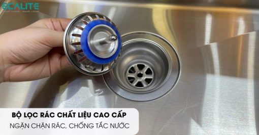 Chậu rửa chén Inox - 1 hộc Ecalite ESL-5843DL