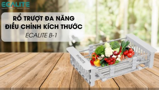 Rổ trượt đa năng điều chỉnh được kích thước Ecalite B-1 - 4