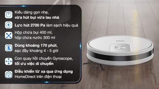 Robot hút bụi lau nhà Hitachi RV-X15N - 5