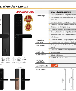 Khóa điện tử Hyundai - Luxury S9 - 5