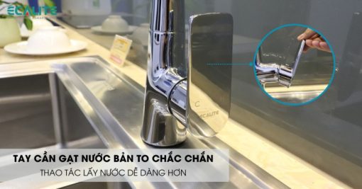 Vòi rửa chén nóng lạnh Ecalite EF-K547C - 10
