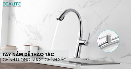 Vòi rửa chén nóng lạnh Ecalite EF-K114C