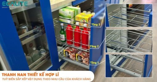 Kệ đựng gia vị, chai lọ Ecalite EL-NP30B