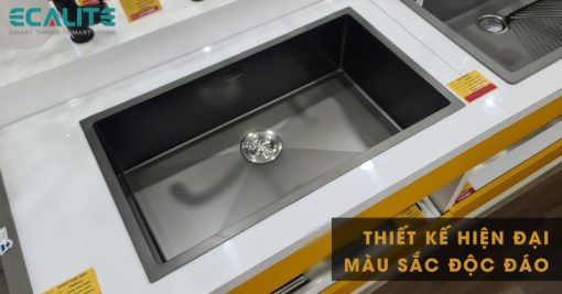 Chậu rửa chén Inox Ecalite ESD-7845HB - 9