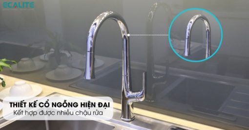 Vòi rửa chén nóng lạnh Ecalite EF-K569C - 7