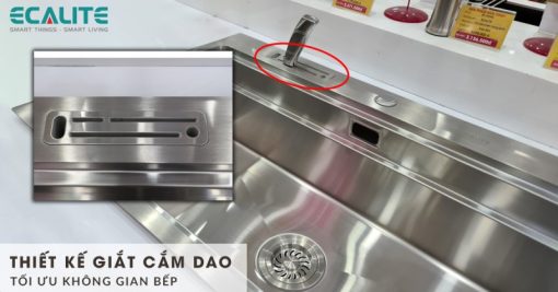 Chậu rửa chén Inox Ecalite ESD-8250HS