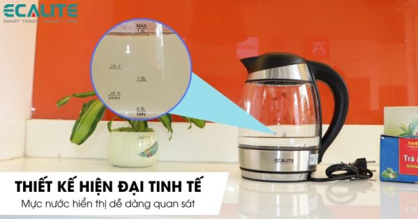 Ấm đun chỉnh nhiệt thông minh Ecalite EK-G1812 (1.8L) có điều chỉnh nhiệt độ - 9