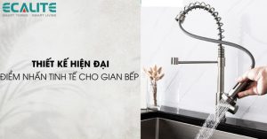 Vòi rửa chén nóng lạnh Ecalite EF-K102C