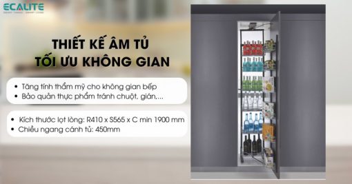 Kệ đồ khô đa năng 6 tầng Ecalite EL-TD4506S - 9