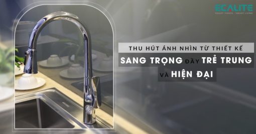 Vòi rửa chén nóng lạnh Ecalite EF-K572C - 4