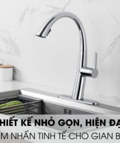 Vòi rửa chén nóng lạnh Ecalite EF-K114C - 14