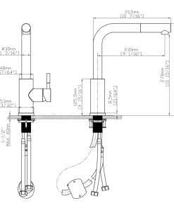 Vòi rửa chén nóng lạnh Ecalite EF-K185S