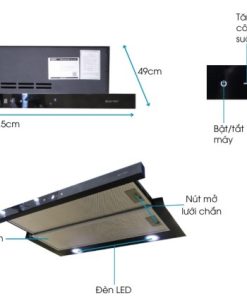 Máy hút mùi âm tủ Ecalite EH-AT700T - 21 Máy hút mùi âm tủ Ecalite EH-AT700T