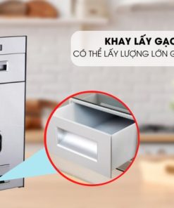 Thùng gạo điện tử gương màu bạc Ecalite EL-RC300S - 24 Thùng gạo điện tử gương màu bạc Ecalite EL-RC300S