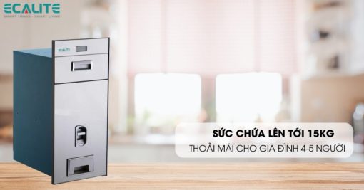Thùng gạo điện tử gương màu bạc Ecalite EL-RC300S - 7