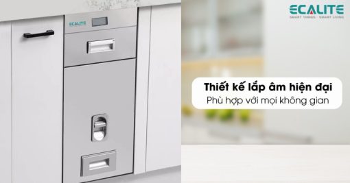 Thùng gạo điện tử gương màu bạc Ecalite EL-RC300S - 4