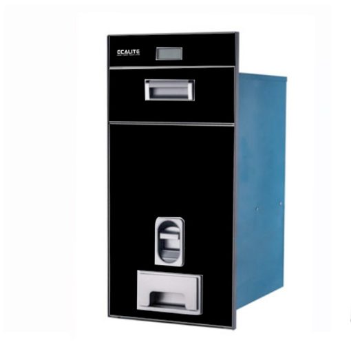 Thùng gạo điện tử gương màu đen Ecalite EL-RC300B - 1