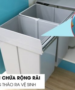 Thùng rác âm tủ Ecalite EL-DUB20L