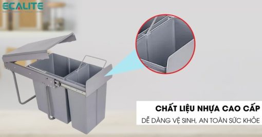 Thùng rác âm tủ Ecalite EL-DUB20L
