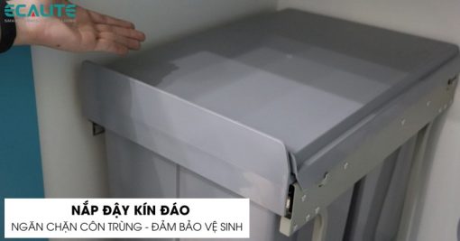 Thùng rác âm tủ Ecalite EL-DUB20L - 6