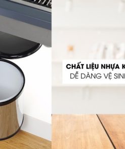 Thùng rác tròn gắn cánh Ecalite EL-NG40 - 6 Thùng rác tròn gắn cánh Ecalite EL-NG40