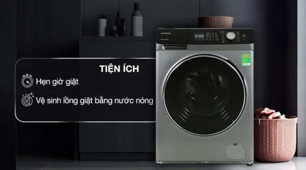 Máy giặt sấy Hitachi Inverter giặt 8.5 kg - sấy 5 kg BD-D852HVOS - 9