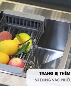 Chậu rửa chén Inox 2 hộc Ecalite ESD-11650HS