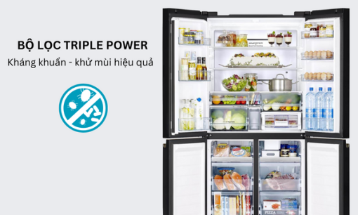 Tủ lạnh Hitachi Inverter 645 lít R-WB700VGV2 GBK - 13