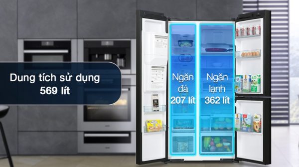 Tủ Lạnh Hitachi Inverter 569 Lít R-MX800GVGV0 GBK - 13