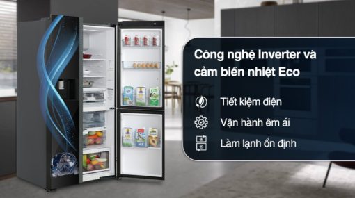 Tủ Lạnh Hitachi Inverter 569 Lít R-MX800GVGV0 GBK - 9
