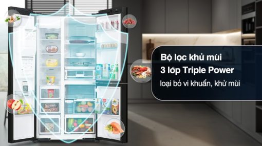 Tủ Lạnh Hitachi Inverter 569 Lít R-MX800GVGV0 GBK - 5