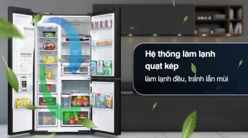 Tủ Lạnh Hitachi Inverter 569 Lít R-MX800GVGV0 GBK - 7