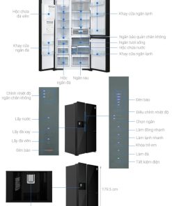 Tủ Lạnh Hitachi Inverter 569 Lít R-MX800GVGV0 GBK - 22 Tủ Lạnh Hitachi Inverter 569 Lít R-MX800GVGV0 GBK - 21