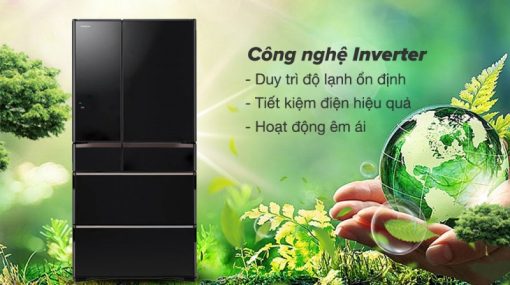 Tủ Lạnh Hitachi Inverter 615 Lít R-WX620KV XK - 21