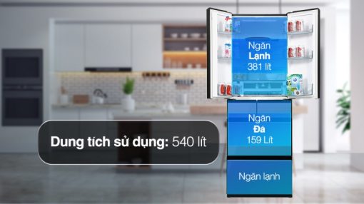 Tủ Lạnh Hitachi Inverter 520 Lít R-HW540RV XK - 15