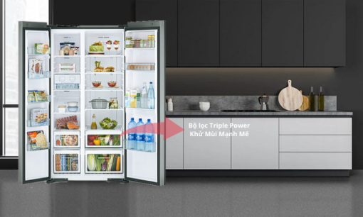 Tủ Lạnh Hitachi Inverter 595 Lít R-S800PGV0 GBK - 13