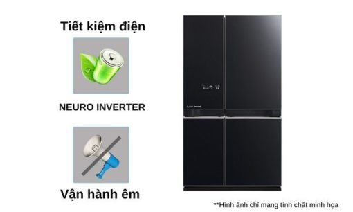 Tủ lạnh Inverter 635 lít Mitsubishi Electric MR-LA78ER-GBK-V - 17
