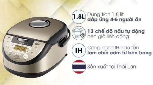 Nồi cơm điện Hitachi 1.8 lít RZ-JHE18Y - 5