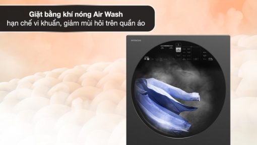 Máy giặt sấy Hitachi Inverter giặt 12 kg - sấy 8 kg BD-D120XGV - 13