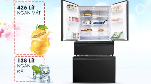 Tủ lạnh Inverter 564 lít Mitsubishi Electric MR-LX68EM-GBK-V - 13