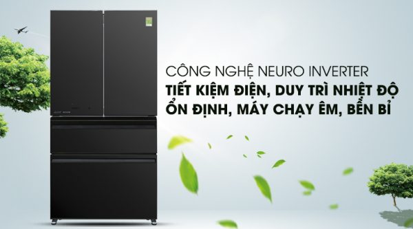 Tủ lạnh Inverter 564 lít Mitsubishi Electric MR-LX68EM-GBK-V - 17